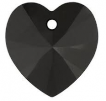 Pendentif Coeur 6202-10,3x10mm Jet x1 Swarovski