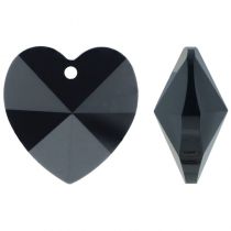 Pendentif Coeur 6202-10,3x10mm Jet x1 Swarovski