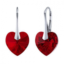 Pendentif Coeur 6202-10,3x10mm Siam x1 Swarovski