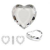 Pendentif Coeur 6225 28mm Crystal ABx1 Swarovski