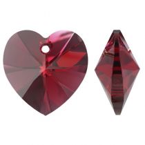 Pendentif Coeur 6228-10,3x10mm Scarlet x1 Swarovski