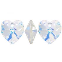 Pendentif Coeur 6228-14,4x10mm Crystal AB x1 Swarovski