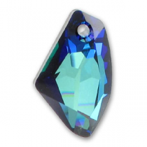 Pendentif Galactic Vertical 6656-19mm Crystal bermuda blue x1 Cristal Swarovsky