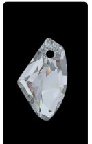 Pendentif Galactic Vertical 6656-27mm Crystal comet argent light x1 Cristal Swarovsky