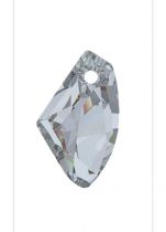 Pendentif Galactic Vertical 6656-27mm Crystal comet argent light x1 Cristal Swarovsky