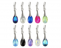 Pendentif larme 6106-16mm Crystal silver shade x1