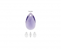 Pendentif larme 6106-16mm Tanzanite x1