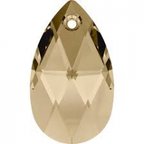 Pendentif larme 6106-22mm Crystal Golden Shadow x1