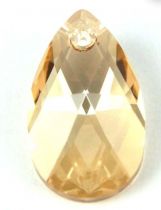 Pendentif larme 6106-22mm Crystal Golden Shadow x1