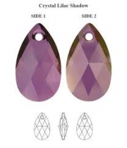 Pendentif larme 6106-22mm Crystal Lilac Shadow x1