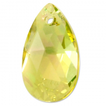 Pendentif larme 6106-22mm Crystal Luminous Green x1