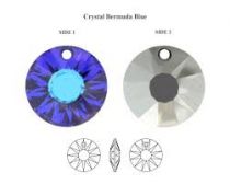 Pendentif SUN 6724 Crystal Bermuda Blue12mm x1