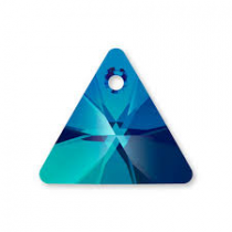 Pendentif Triangle 6628-12mm Crystal bermuda blue x1 Cristal Swarovski