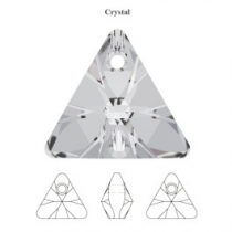 Pendentif Triangle 6628-12mm Crystal x1 Cristal Swarovski