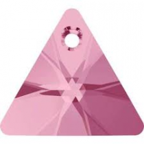 Pendentif Triangle 6628-12mm Light Rose  x1 Cristal Swarovski