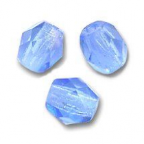 Perles facettes 4mm Sapphire clair x50