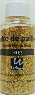 Poudre de paillettes or