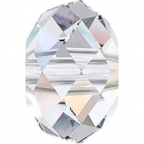 Ronde aplatie 5040-8mm Crystal AB x1 Cristal Swarovski