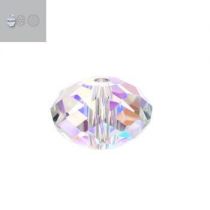 Ronde aplatie 5041-18mm Crystal AB x1 Cristal Swarovski