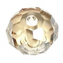 Ronde aplatie 5041-18mm crystal golden shadow x1 Cristal Swarovski