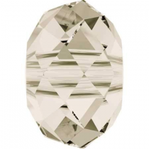 Ronde aplatie 5041-18mm Crystal Silver Shade x1 Cristal Swarovski