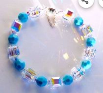 Rondes 5000 Turquoise AB 4mm x20 Cristal Swarovski