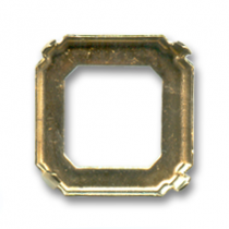 Serti Cabochon 4675. 23x23 mm Carré Bronze x1