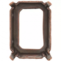 Sertissure pour Cabochon rectangle 18x13 mm Bronze x1