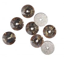 Strass 3128 à coudre crystal golden shadow 5mm x10 Cristal Swarovski