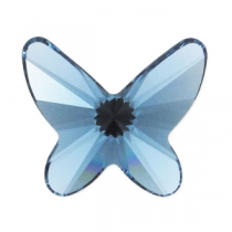 Strass papillon 2854- Denim blue- 12mm x1 - Cristal Swarovski