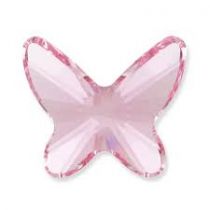 Strass papillon 2854- Light rose x1 - Cristal Swarovski