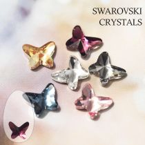 Strass papillon 2854- Light rose x1 - Cristal Swarovski